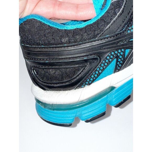 Asics Womens 6 Gel Excel 33 Running Shoes Athletic Black Blue Gym Workout Casual - Picture 13 of 14